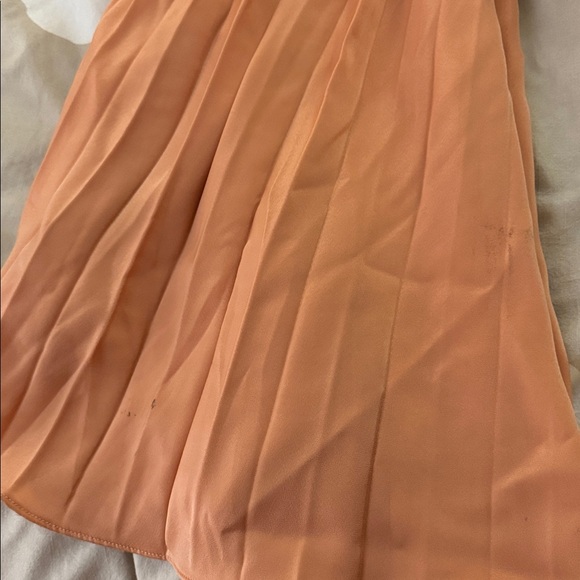 Hello Molly One-Shoulder Peach / Orange Bridesmaid Dress - Picture 8 of 8